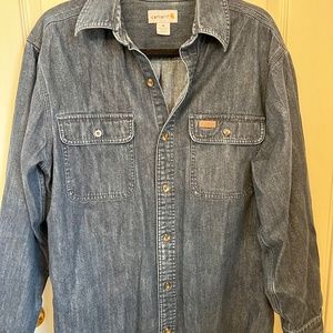 Carhartt Faded Denim Button Up Shirt